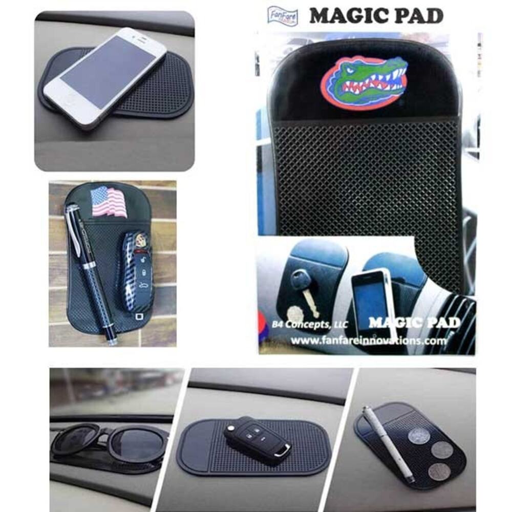 NCAA Florida Gators Magic Pad Auto Dash Holder Black Truck Black UF Logo New
